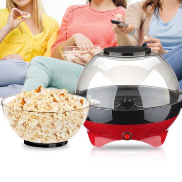 Household Spherical Removable Washable Electric Automatic Popcorn Maker Machine